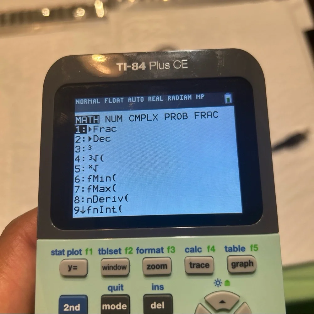 Texas Instruments TI-84 Plus CE Graphing Calculator w/ Cable - Mint TESTED